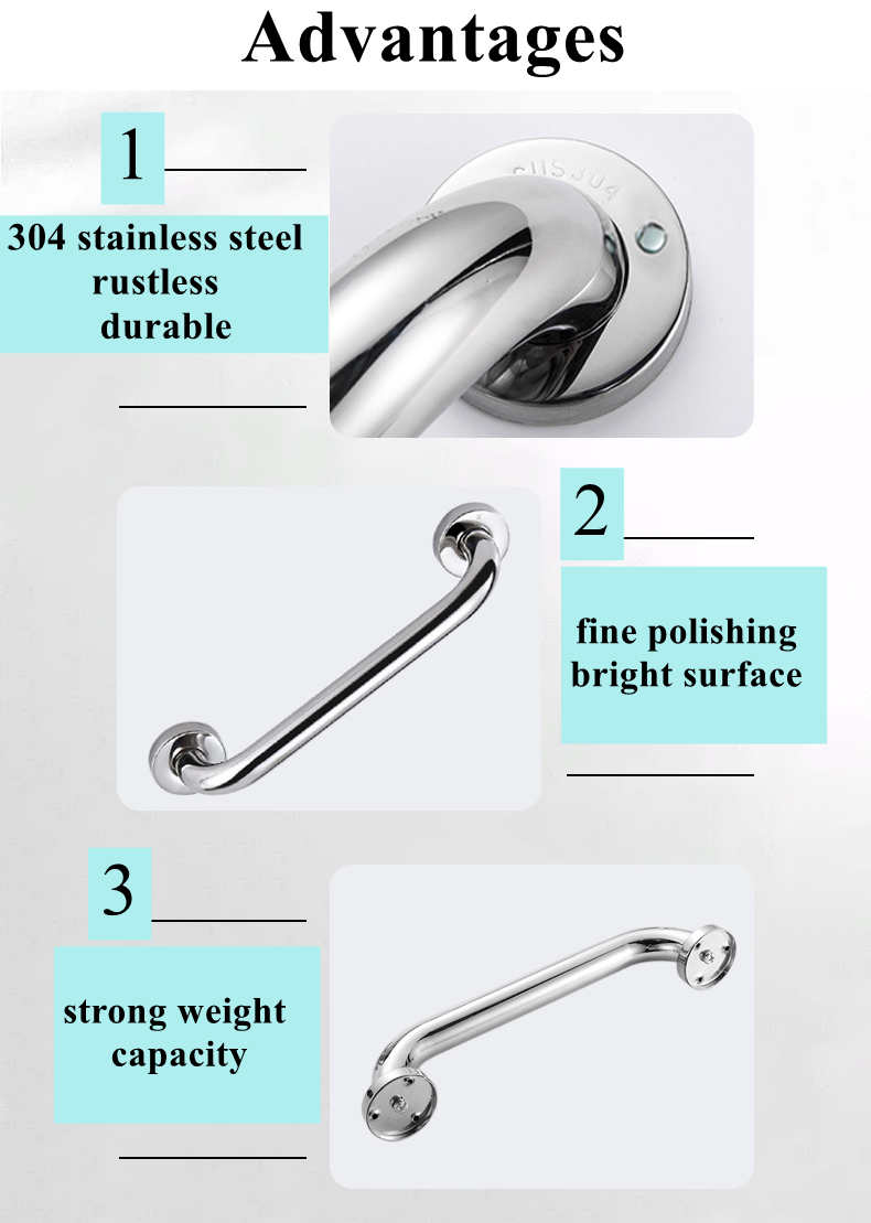 steel handicap grab bar