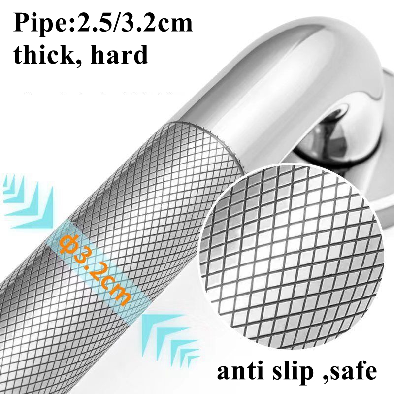 anti slip steel handicap grab bar